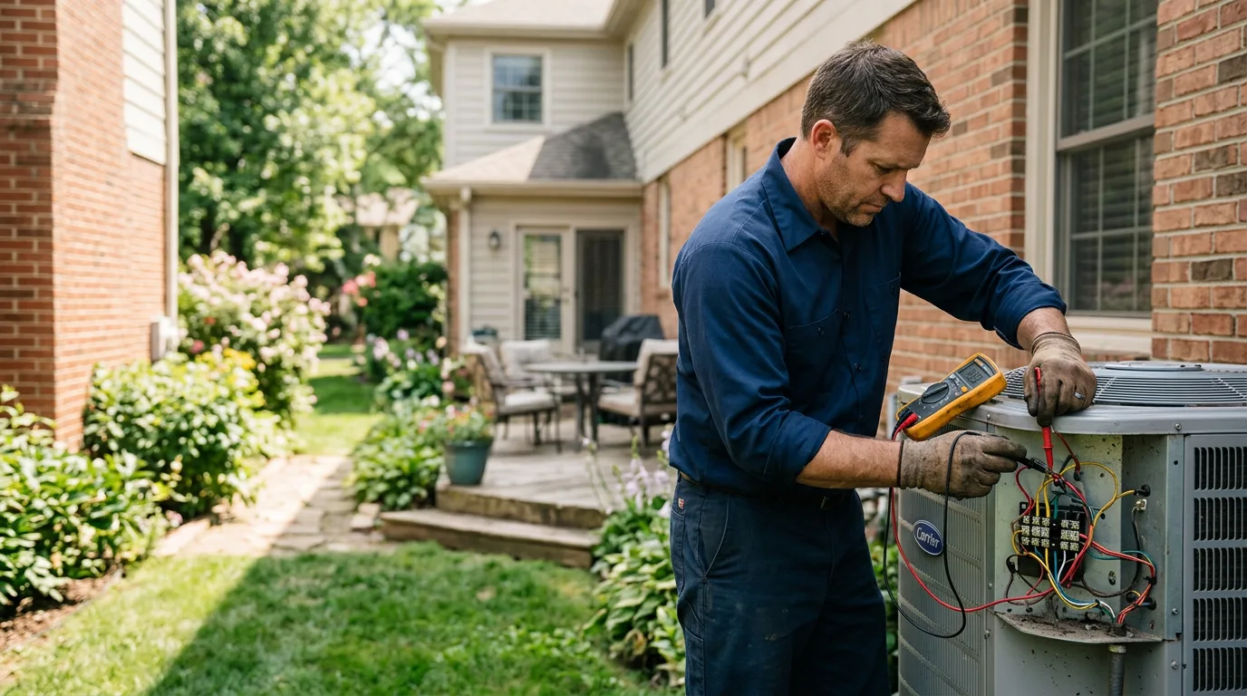 HVAC technician working near Greenfield, NH